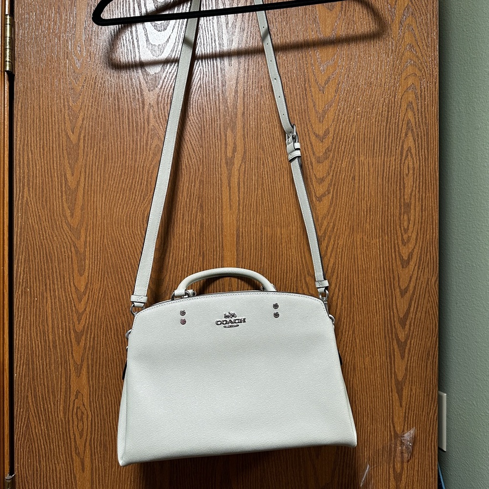 Pale mint Coach Satchel